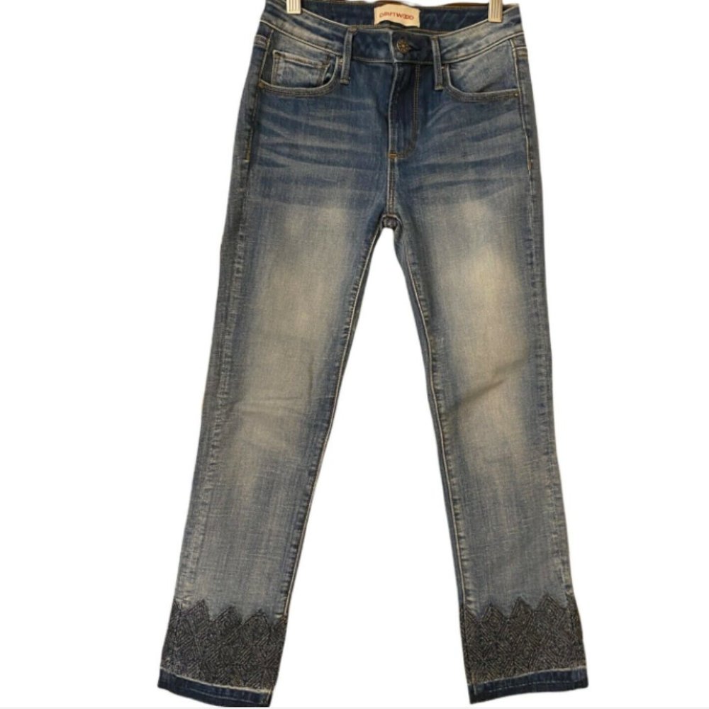 DRIFTWOOD 24 CANDACE EMBROIDERED JEAN $128